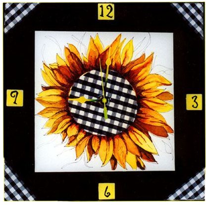 Sunflower Clock